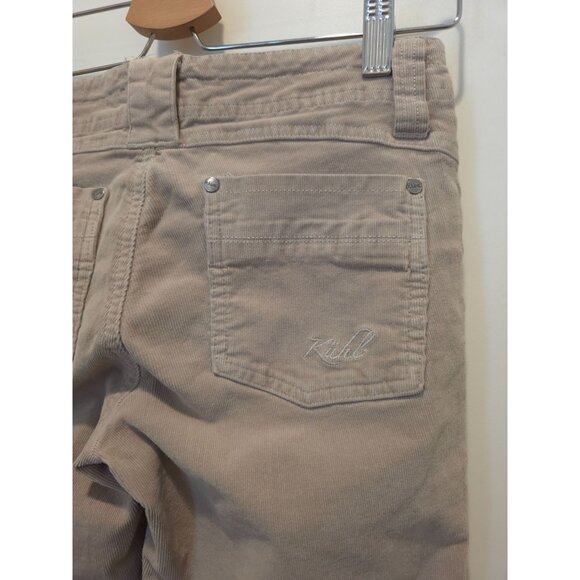 Kühl KORY Corduroy Khaki Beige Straight Leg Outdoor Stretch Pants Women's Sz 2 - Picture 4 of 7